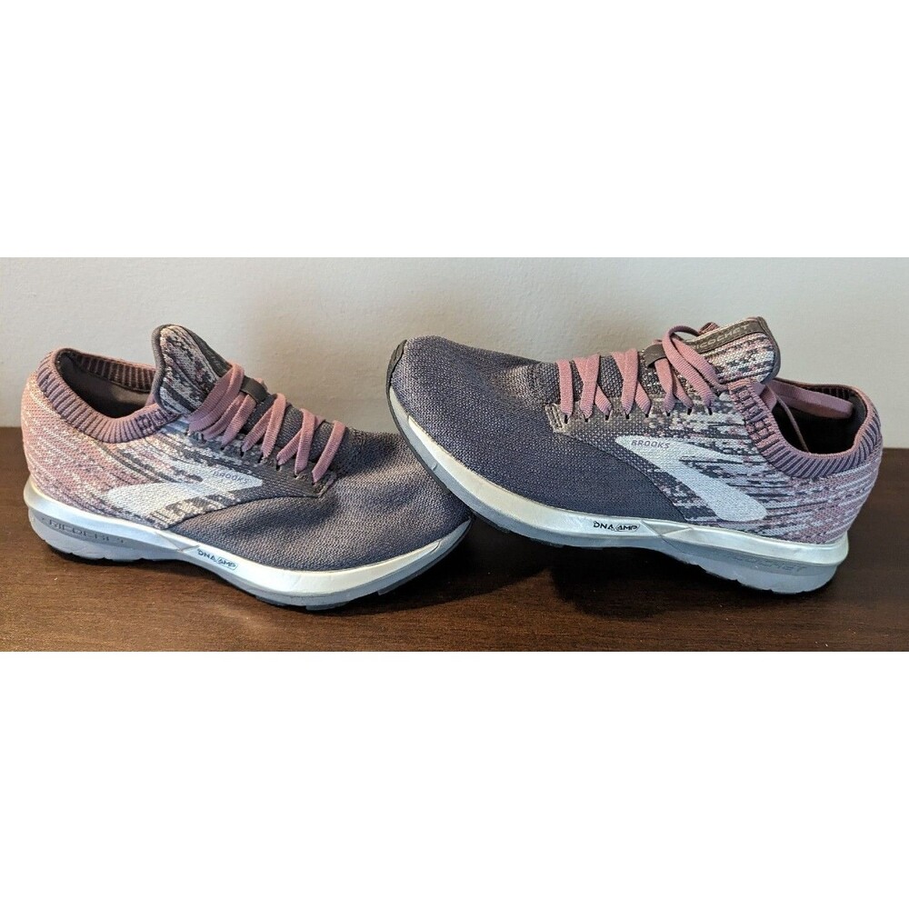 Brooks Ricochet 1202821B040 Running Shoes Women's Size 8.5 Gray Purple